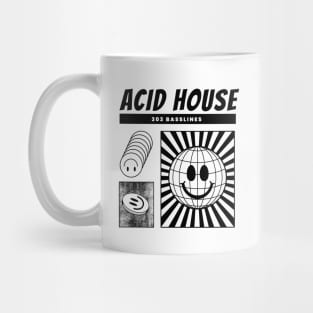 ACID HOUSE  - 303 Basslines (black) Mug